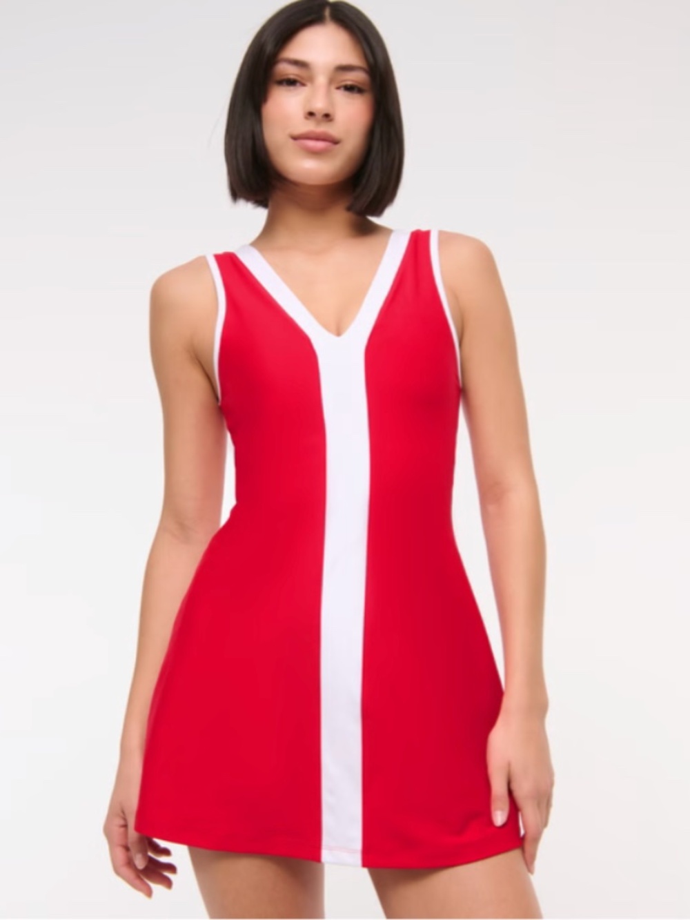 YPB sculptLUX V-Neck Mini Dress - Picture 2 of 6